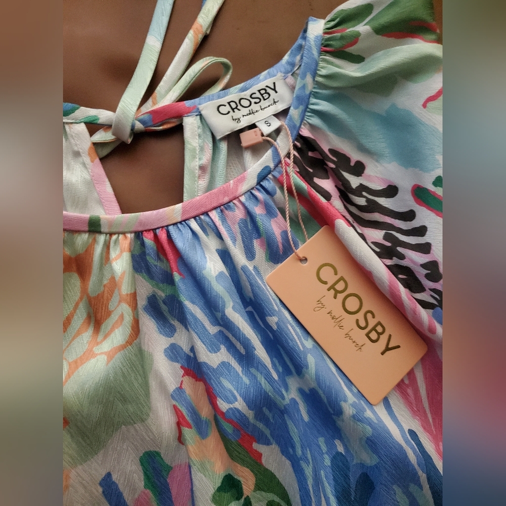 Crosby By Mollie Burch Brynn Too Womens Size S in Painted Garden NEW Nwt - Picture 3 of 6